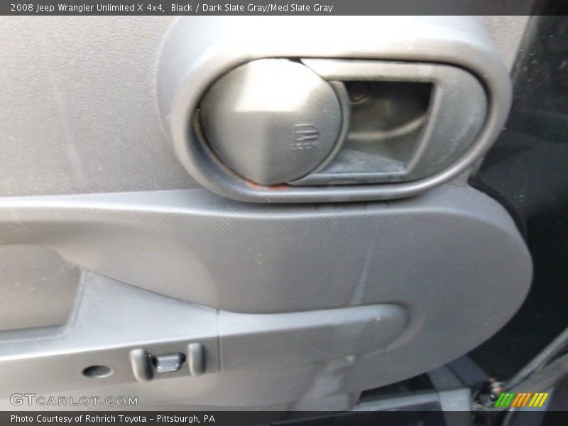 Black / Dark Slate Gray/Med Slate Gray 2008 Jeep Wrangler Unlimited X 4x4