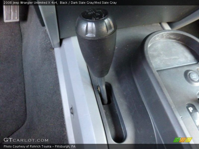 Black / Dark Slate Gray/Med Slate Gray 2008 Jeep Wrangler Unlimited X 4x4