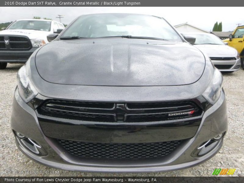 Granite Crystal Metallic / Black/Light Tungsten 2016 Dodge Dart SXT Rallye