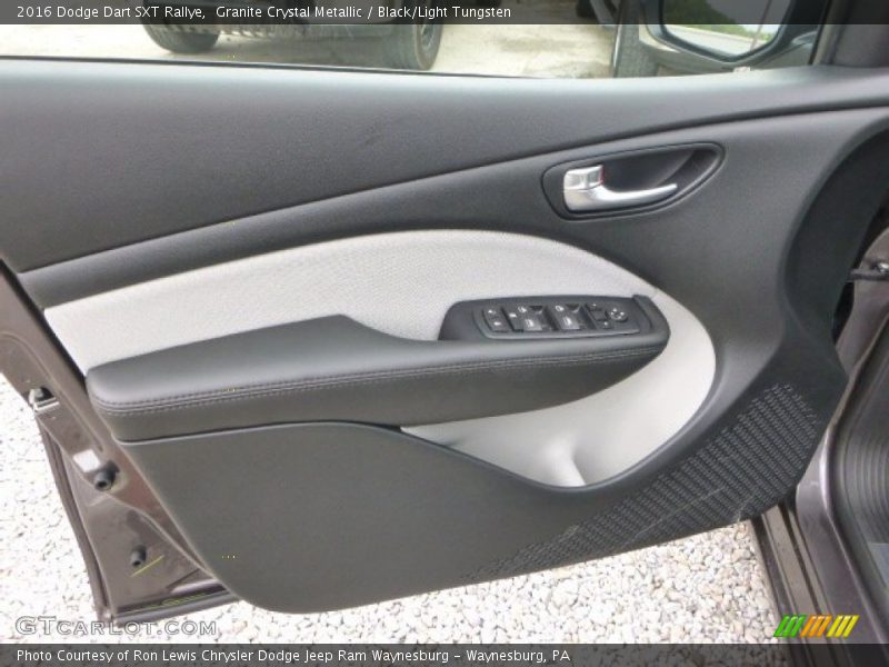 Granite Crystal Metallic / Black/Light Tungsten 2016 Dodge Dart SXT Rallye