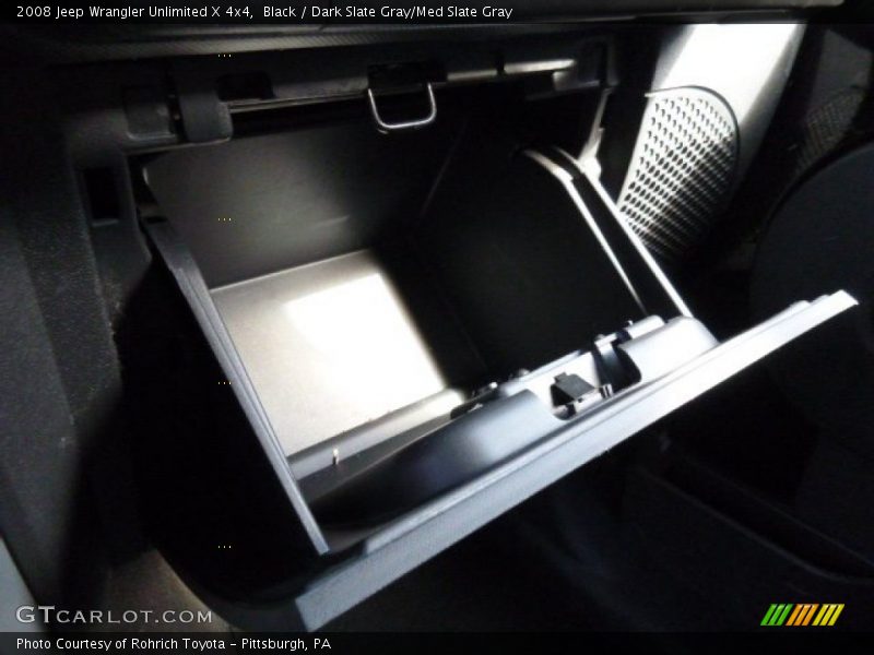 Black / Dark Slate Gray/Med Slate Gray 2008 Jeep Wrangler Unlimited X 4x4