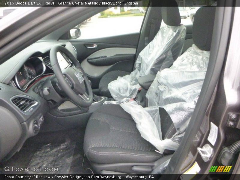 Granite Crystal Metallic / Black/Light Tungsten 2016 Dodge Dart SXT Rallye