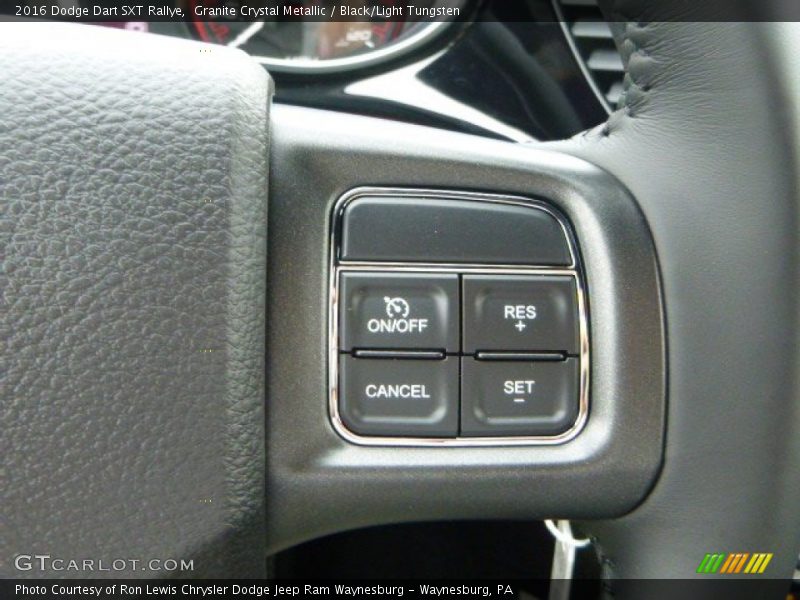 Granite Crystal Metallic / Black/Light Tungsten 2016 Dodge Dart SXT Rallye