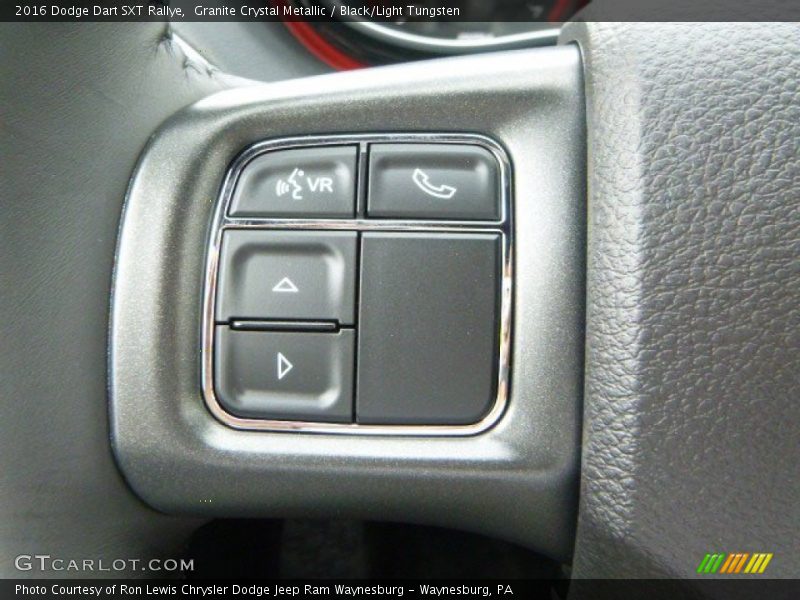 Granite Crystal Metallic / Black/Light Tungsten 2016 Dodge Dart SXT Rallye