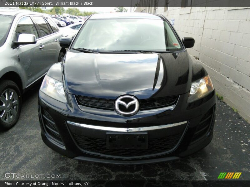 Brilliant Black / Black 2011 Mazda CX-7 i Sport