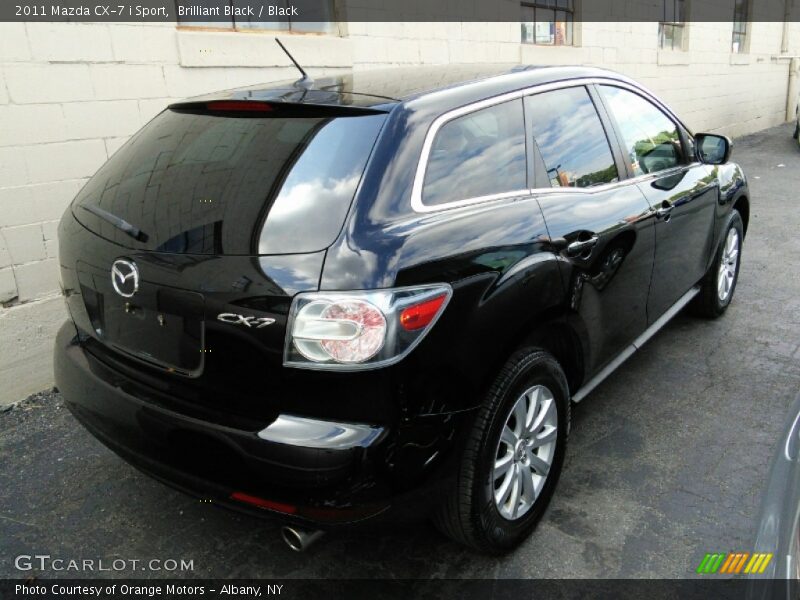 Brilliant Black / Black 2011 Mazda CX-7 i Sport
