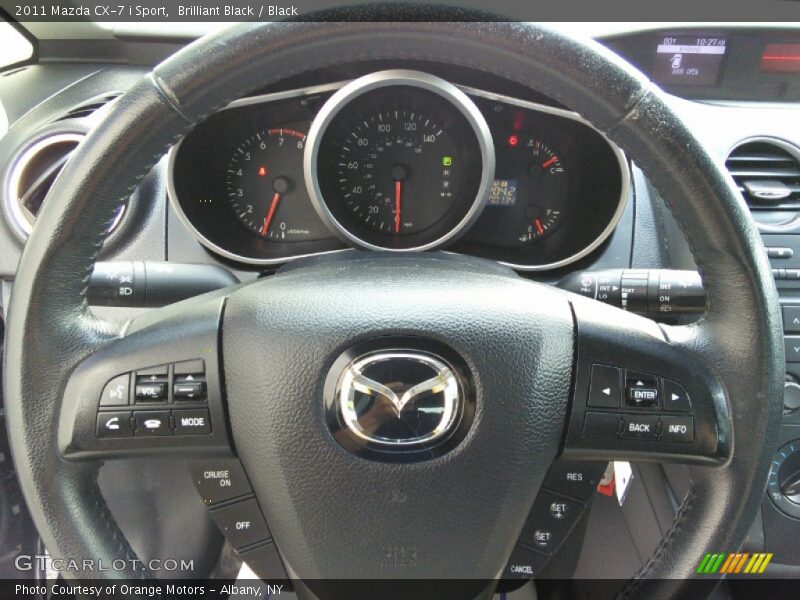 Brilliant Black / Black 2011 Mazda CX-7 i Sport