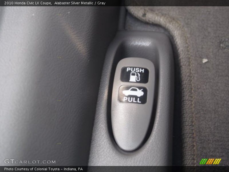 Alabaster Silver Metallic / Gray 2010 Honda Civic LX Coupe