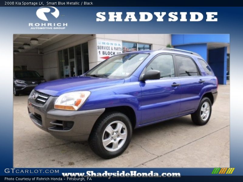 Smart Blue Metallic / Black 2008 Kia Sportage LX