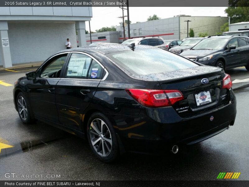 Crystal Black Silica / Slate Black 2016 Subaru Legacy 3.6R Limited