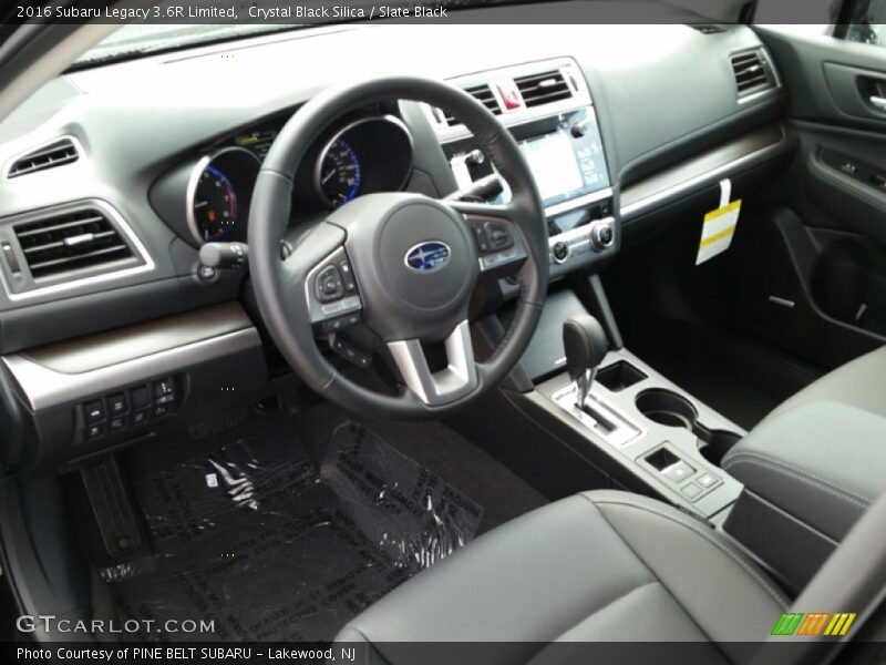  2016 Legacy 3.6R Limited Slate Black Interior