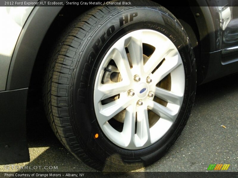 Sterling Gray Metallic / Charcoal Black 2012 Ford Explorer XLT EcoBoost