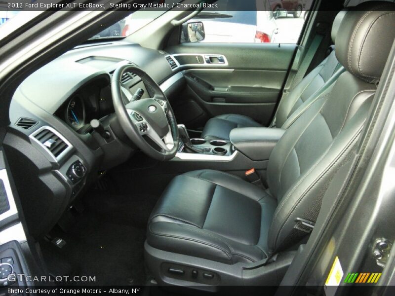 Sterling Gray Metallic / Charcoal Black 2012 Ford Explorer XLT EcoBoost