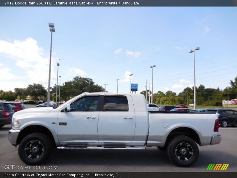Bright White / Dark Slate 2012 Dodge Ram 2500 HD Laramie Mega Cab 4x4