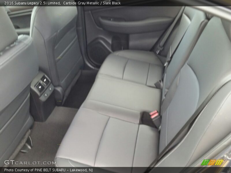 Rear Seat of 2016 Legacy 2.5i Limited