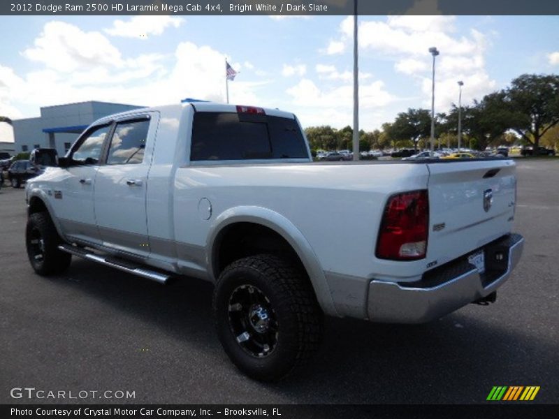 Bright White / Dark Slate 2012 Dodge Ram 2500 HD Laramie Mega Cab 4x4