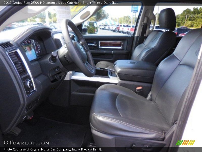 Bright White / Dark Slate 2012 Dodge Ram 2500 HD Laramie Mega Cab 4x4