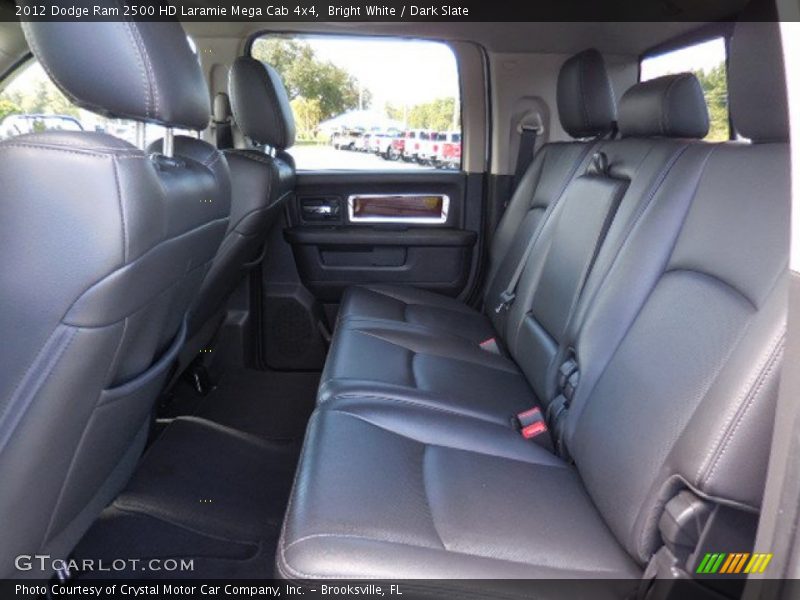 Bright White / Dark Slate 2012 Dodge Ram 2500 HD Laramie Mega Cab 4x4
