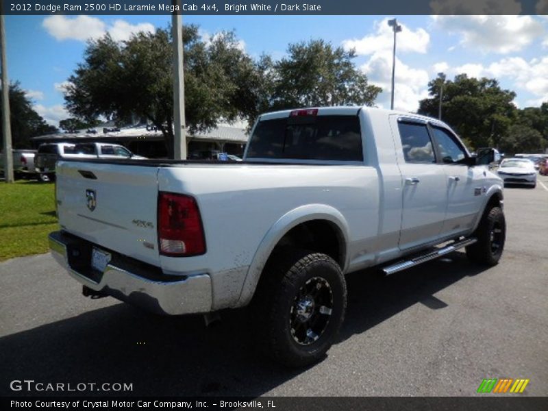 Bright White / Dark Slate 2012 Dodge Ram 2500 HD Laramie Mega Cab 4x4
