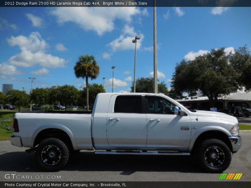 Bright White / Dark Slate 2012 Dodge Ram 2500 HD Laramie Mega Cab 4x4