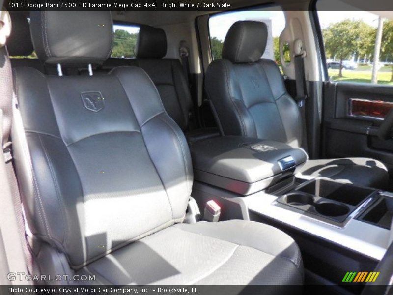 Bright White / Dark Slate 2012 Dodge Ram 2500 HD Laramie Mega Cab 4x4