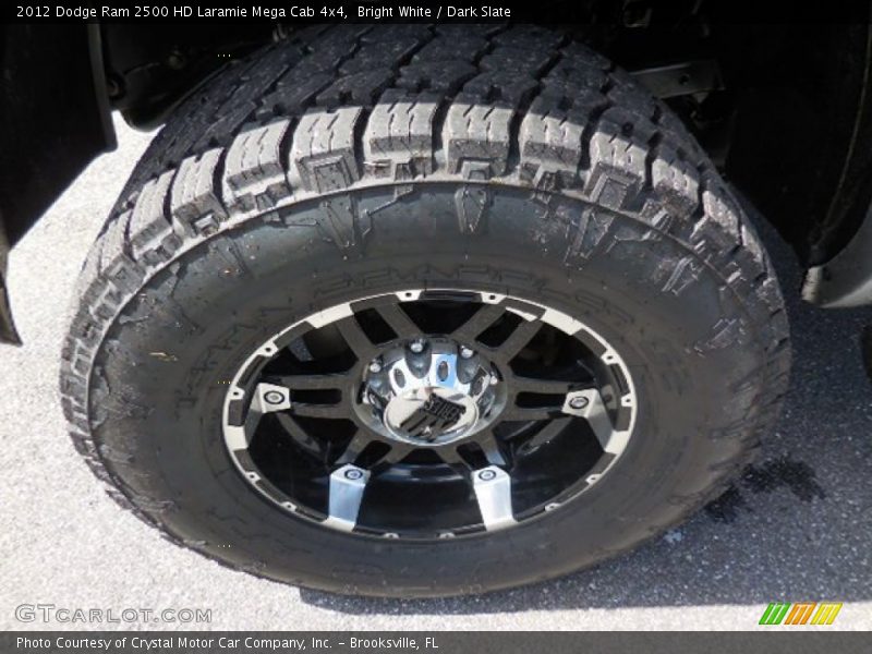 Bright White / Dark Slate 2012 Dodge Ram 2500 HD Laramie Mega Cab 4x4