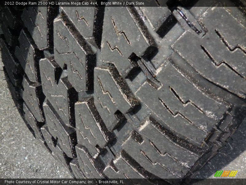 Bright White / Dark Slate 2012 Dodge Ram 2500 HD Laramie Mega Cab 4x4