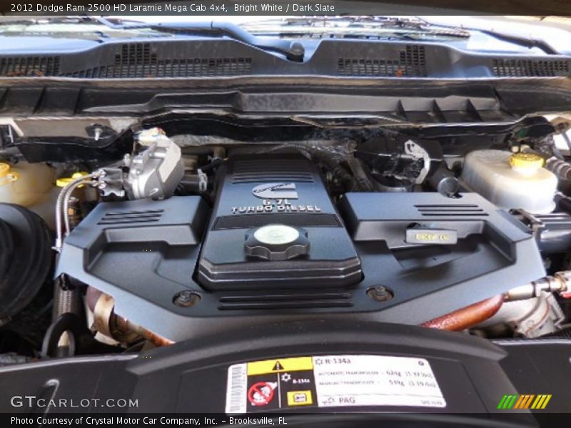 Bright White / Dark Slate 2012 Dodge Ram 2500 HD Laramie Mega Cab 4x4