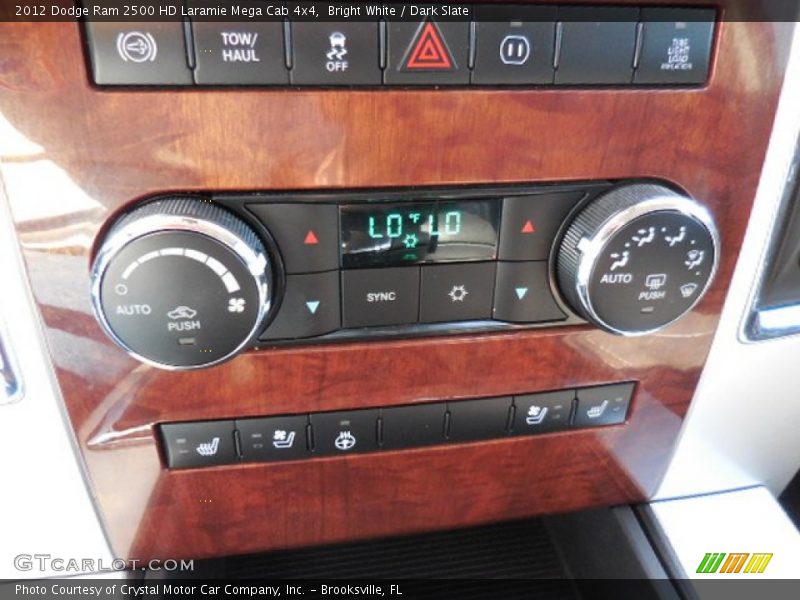Bright White / Dark Slate 2012 Dodge Ram 2500 HD Laramie Mega Cab 4x4