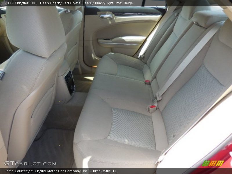 Deep Cherry Red Crystal Pearl / Black/Light Frost Beige 2012 Chrysler 300
