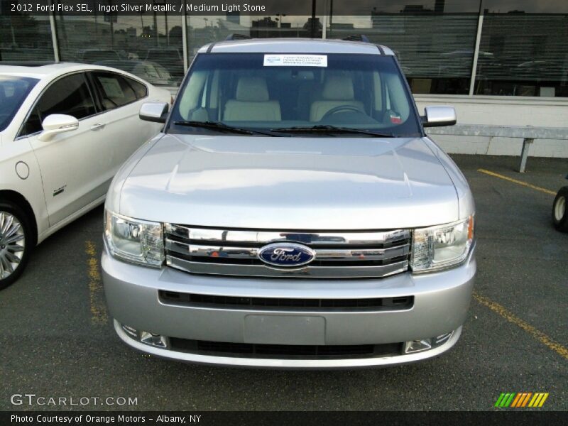 Ingot Silver Metallic / Medium Light Stone 2012 Ford Flex SEL