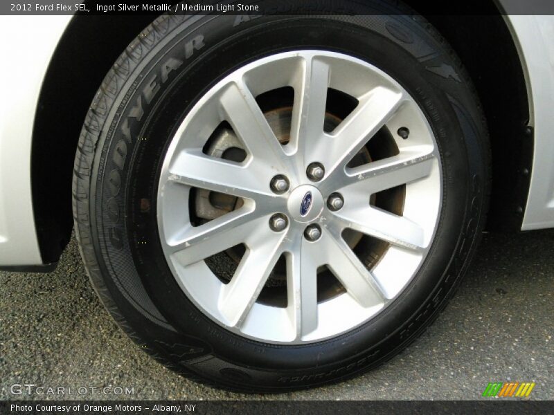 Ingot Silver Metallic / Medium Light Stone 2012 Ford Flex SEL