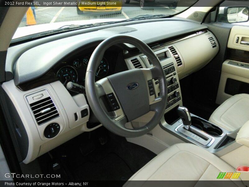 Ingot Silver Metallic / Medium Light Stone 2012 Ford Flex SEL