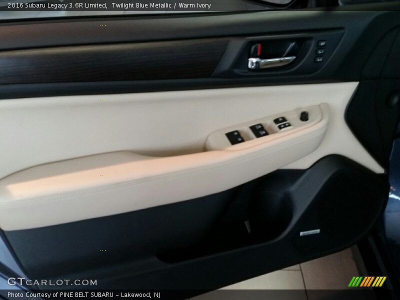 Twilight Blue Metallic / Warm Ivory 2016 Subaru Legacy 3.6R Limited