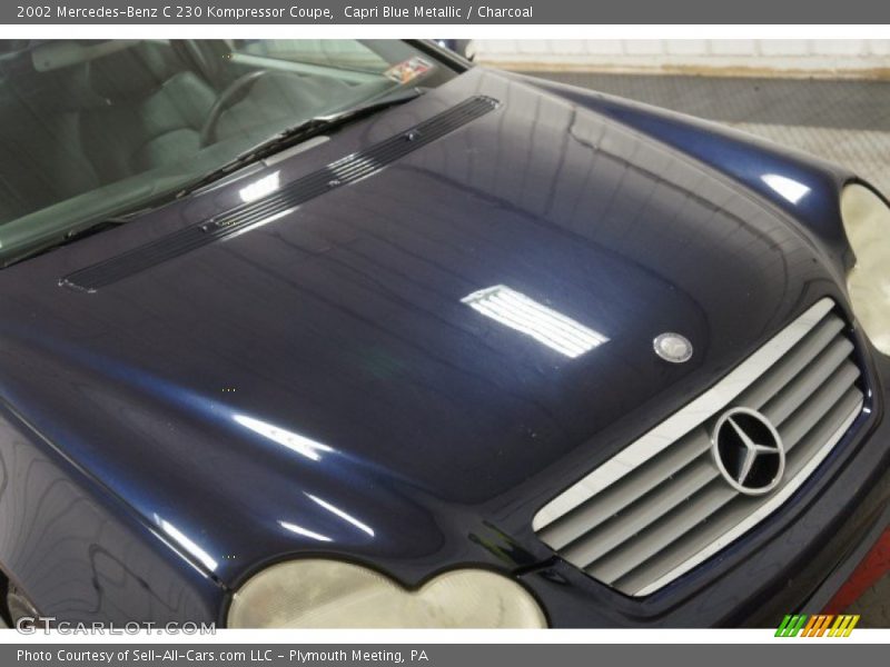 Capri Blue Metallic / Charcoal 2002 Mercedes-Benz C 230 Kompressor Coupe