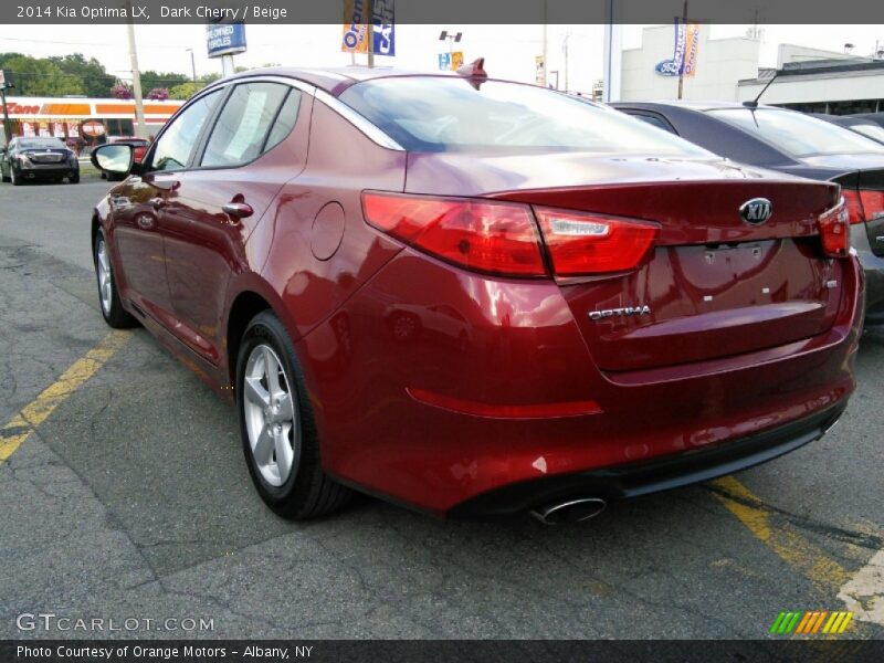 Dark Cherry / Beige 2014 Kia Optima LX