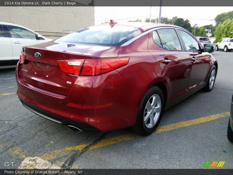 Dark Cherry / Beige 2014 Kia Optima LX