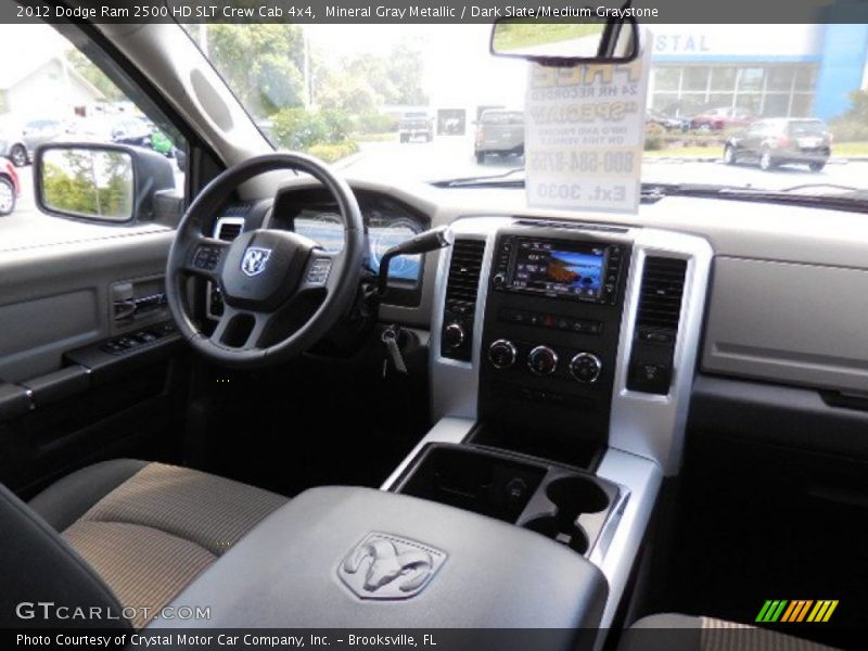 Mineral Gray Metallic / Dark Slate/Medium Graystone 2012 Dodge Ram 2500 HD SLT Crew Cab 4x4