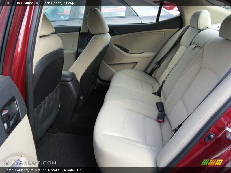 Dark Cherry / Beige 2014 Kia Optima LX