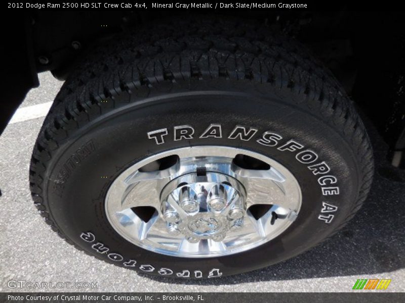 Mineral Gray Metallic / Dark Slate/Medium Graystone 2012 Dodge Ram 2500 HD SLT Crew Cab 4x4