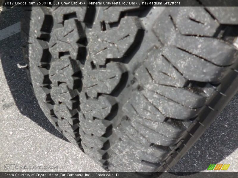 Mineral Gray Metallic / Dark Slate/Medium Graystone 2012 Dodge Ram 2500 HD SLT Crew Cab 4x4