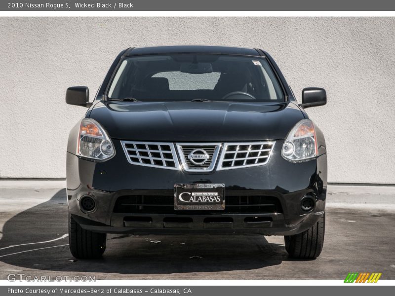 Wicked Black / Black 2010 Nissan Rogue S