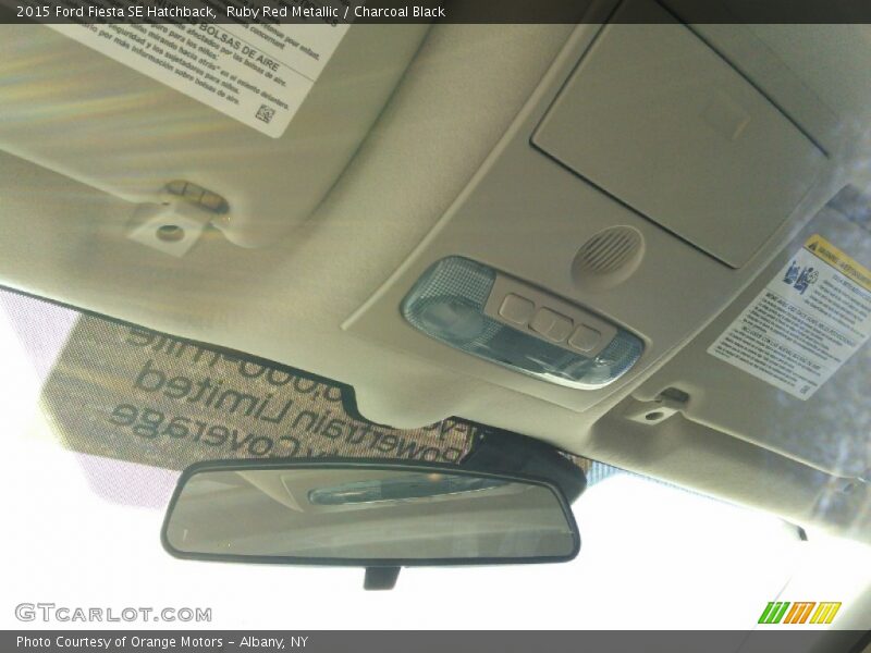 Ruby Red Metallic / Charcoal Black 2015 Ford Fiesta SE Hatchback