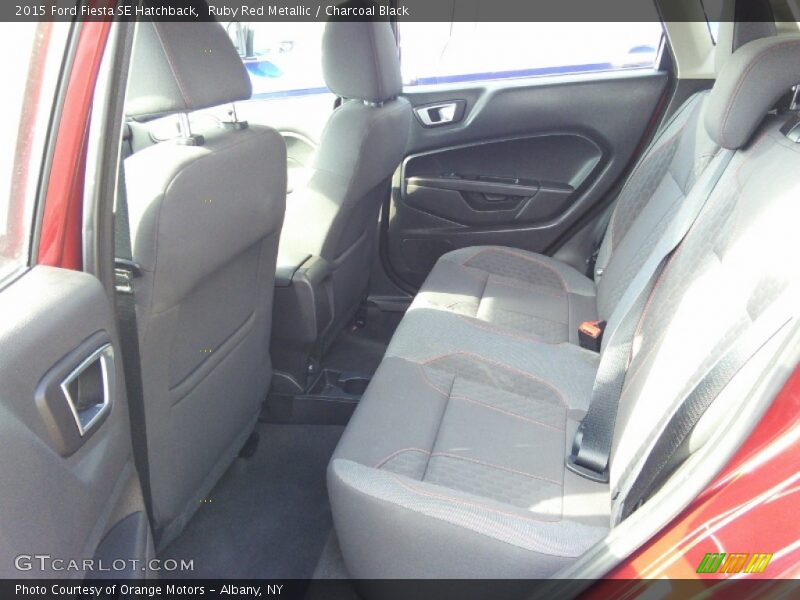 Ruby Red Metallic / Charcoal Black 2015 Ford Fiesta SE Hatchback