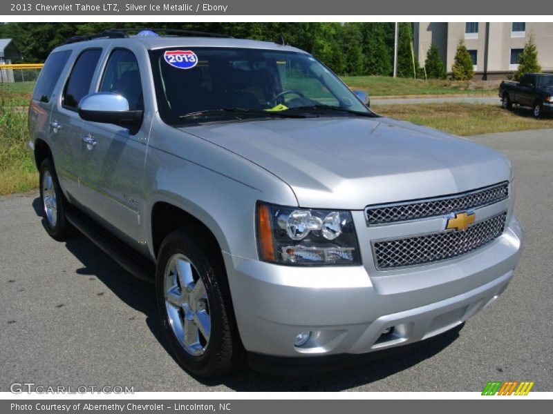 Silver Ice Metallic / Ebony 2013 Chevrolet Tahoe LTZ