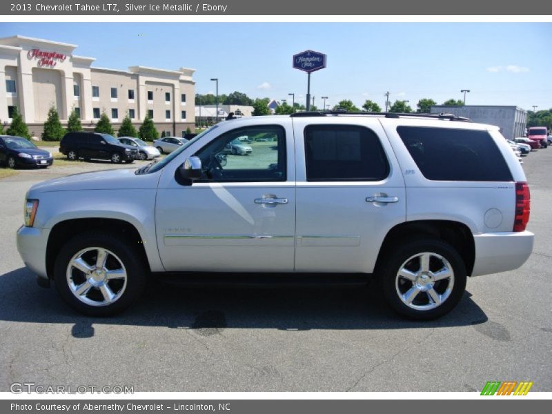Silver Ice Metallic / Ebony 2013 Chevrolet Tahoe LTZ