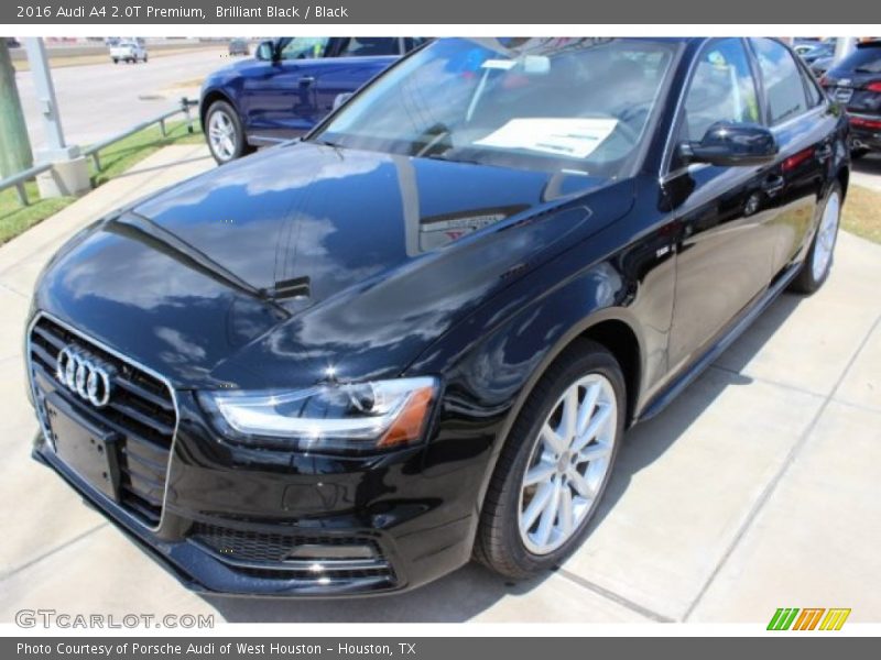 Brilliant Black / Black 2016 Audi A4 2.0T Premium