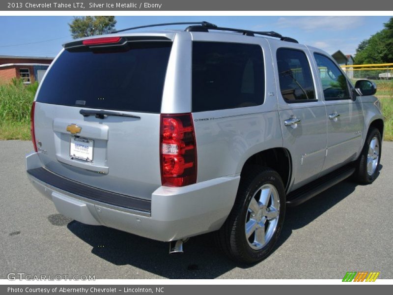 Silver Ice Metallic / Ebony 2013 Chevrolet Tahoe LTZ