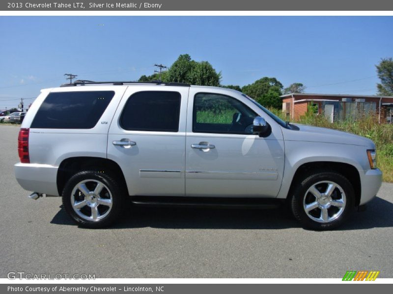 Silver Ice Metallic / Ebony 2013 Chevrolet Tahoe LTZ