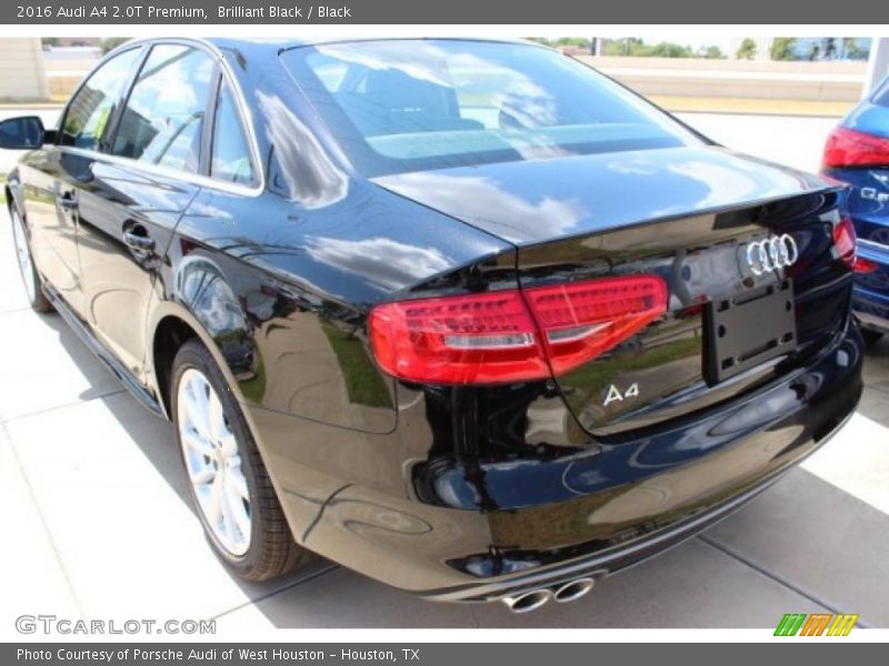 Brilliant Black / Black 2016 Audi A4 2.0T Premium